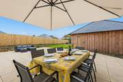 There's oodles of space on the patio for al fresco dining and lounging in the sun.