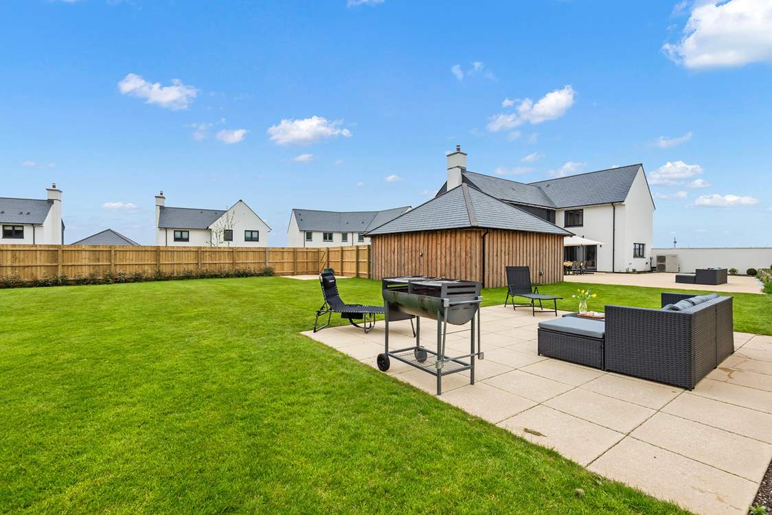 The fabulous outside space is perfect for all the family.