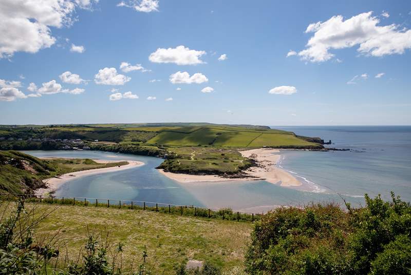 South Devon is famed for its fabulous beaches, this is Bantham.