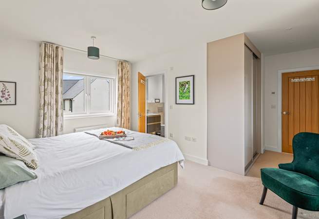 Bedroom one has a blissful super-king size bed and en suite shower-room.