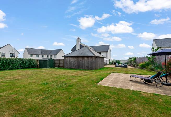 And a separate lawn area for the kids to let off steam.