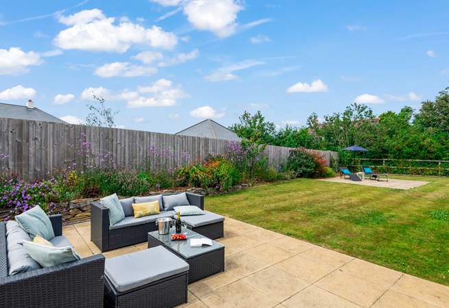 The fabulous outside space is perfect for all the family.