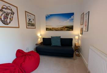 The study/snug on the first floor has a TV so there are plenty of options if guests have differing viewing choices.