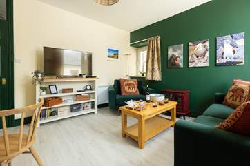 After a busy day exploring relax on the sofa and watch a movie on the Smart TV.