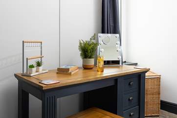 There are lovely touches throughout this well designed bijou apartment.