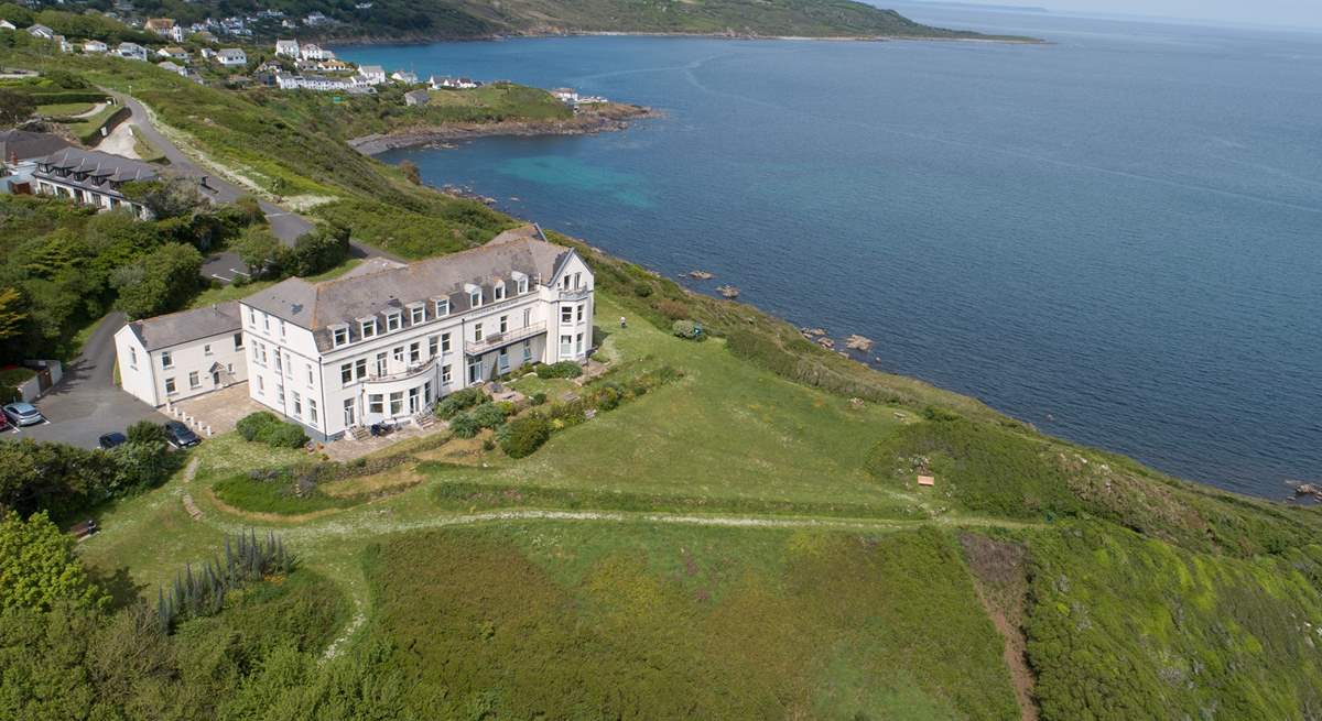 A short stroll away along the coast path to the centre of Coverack.