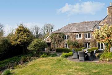 The gorgeous gardens are perfect for children and the family dogs.