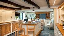 Characterful interiors marry seamlessly with contemporary furnishings here. 