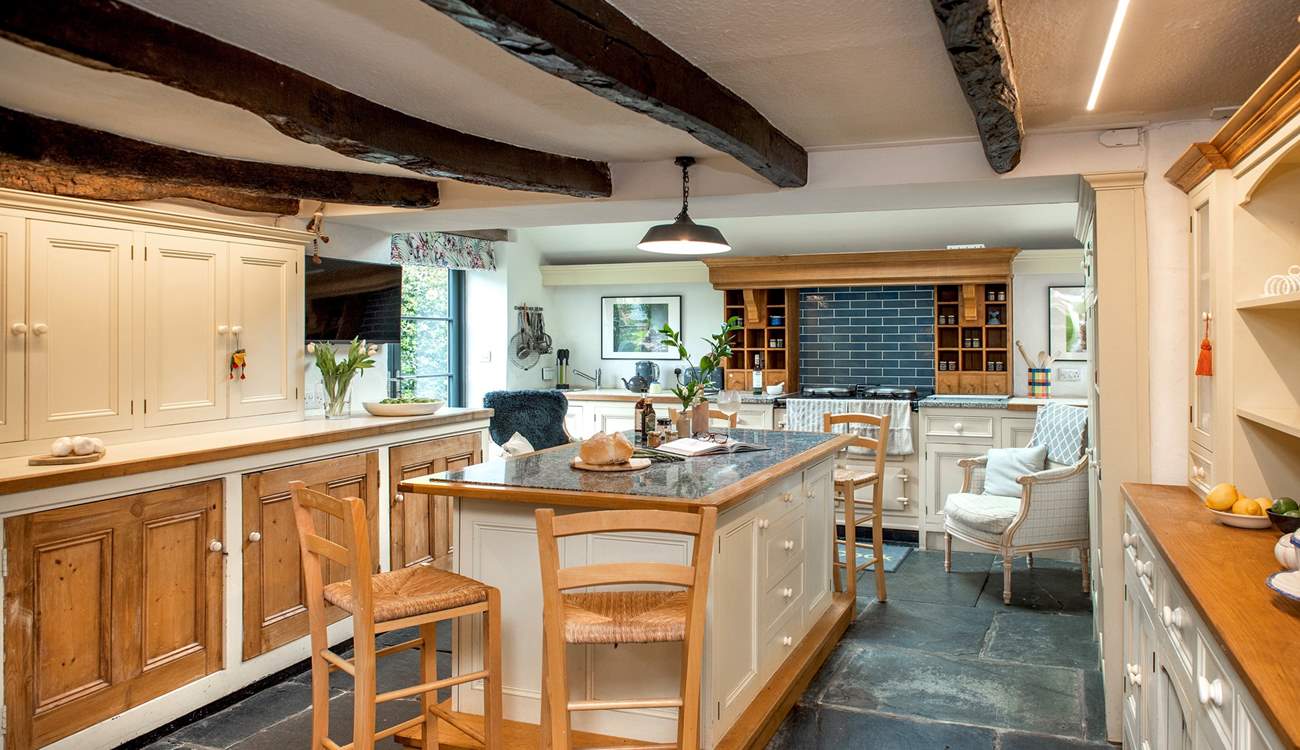 Characterful interiors marry seamlessly with contemporary furnishings here. 