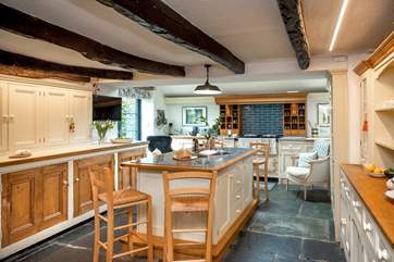 Characterful interiors marry seamlessly with contemporary furnishings here.