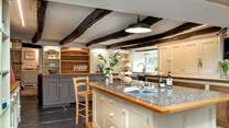 You will find all the equipment you will need to cook a holiday meal. 