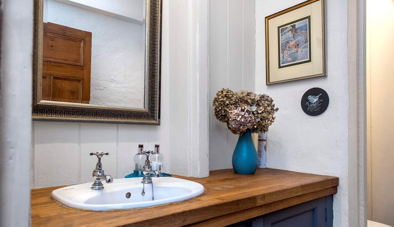 There's a handy cloakroom on the ground floor.