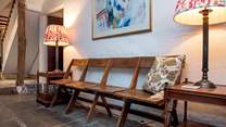 There are some beautiful pieces of classic furniture.