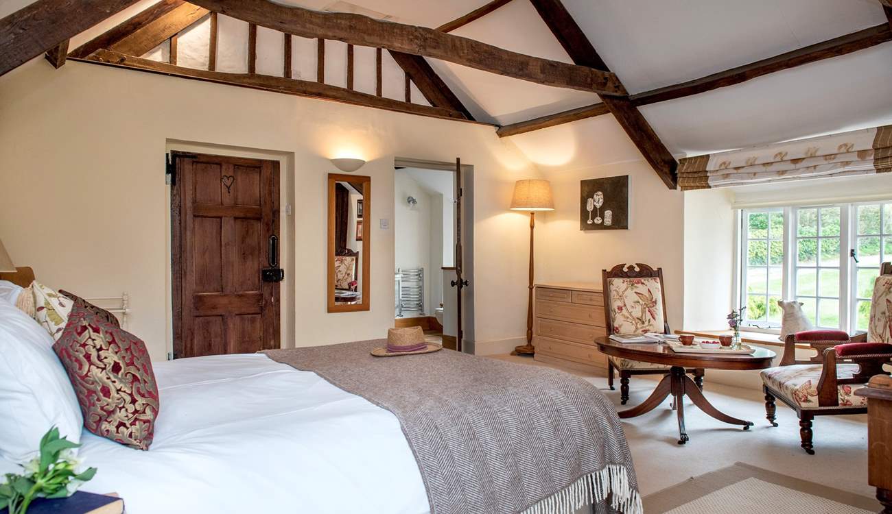 The bedrooms are elegant and beautifully furnished.