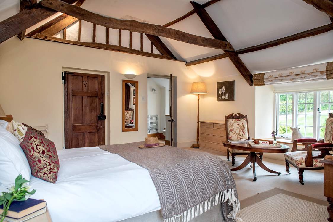 The bedrooms are elegant and beautifully furnished.