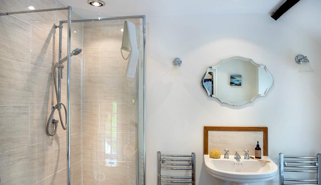 The en suite shower-room to bedroom 2.