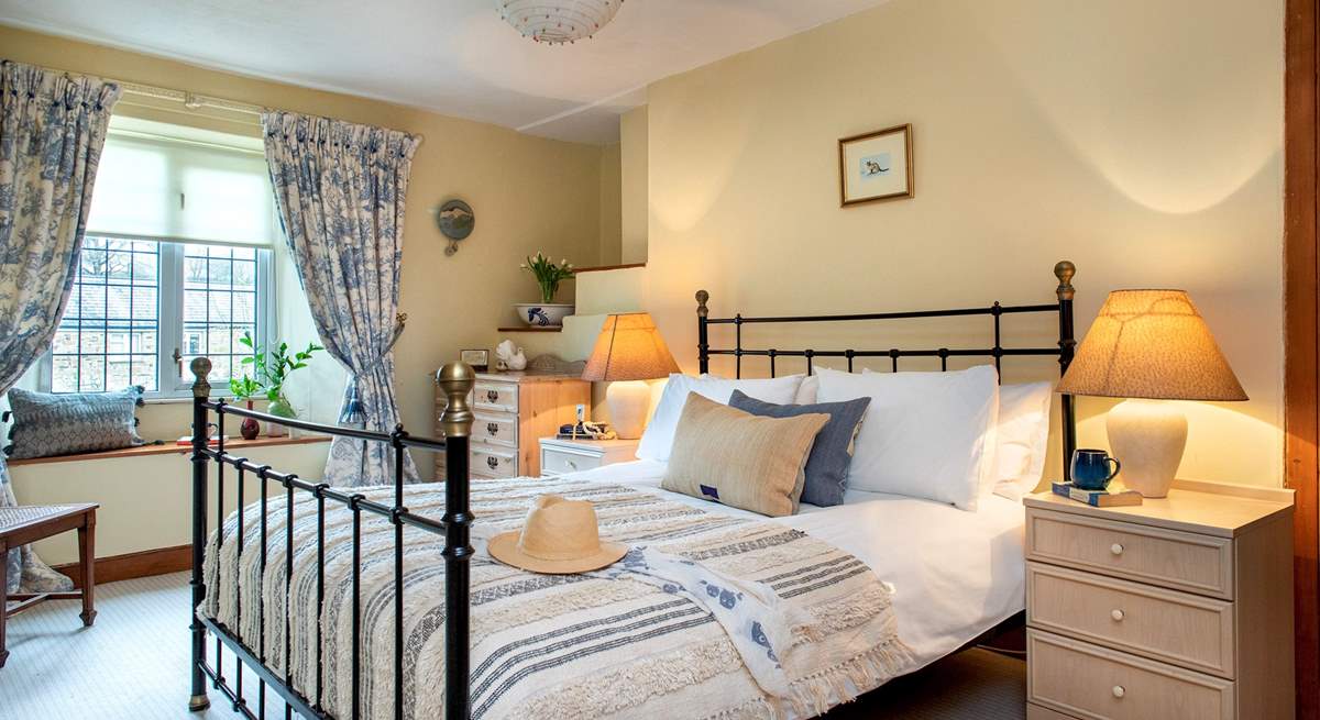 Oh so pretty, bedroom 3 has a king-size bed and oodles of character. 