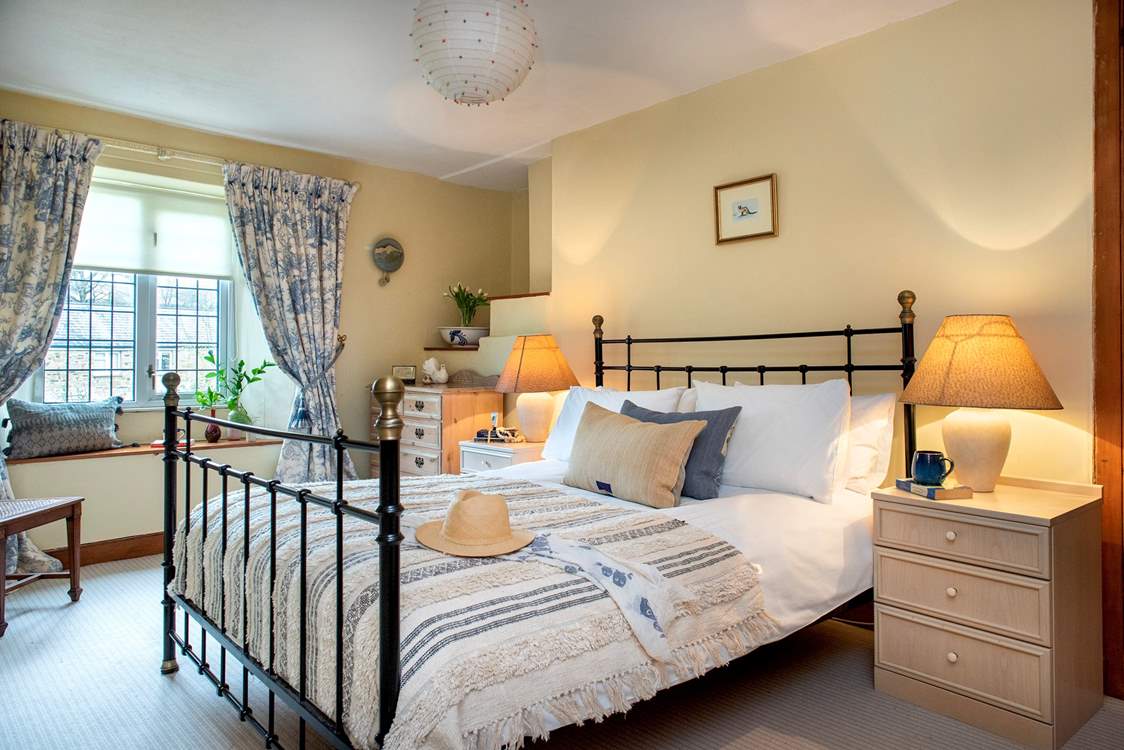 Oh so pretty, bedroom 3 has a king-size bed and oodles of character.