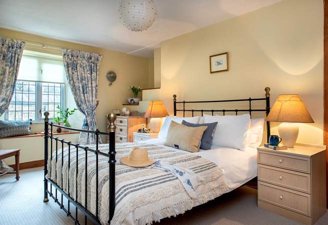 Oh so pretty, bedroom 3 has a king-size bed and oodles of character. 