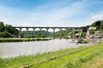 Calstock is an idyllic village nearby.