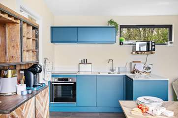 The kitchen has all the equipment you'll need to cook a holiday meal.