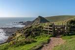 With miles of coast path to explore you will never tire of the scenery here. 