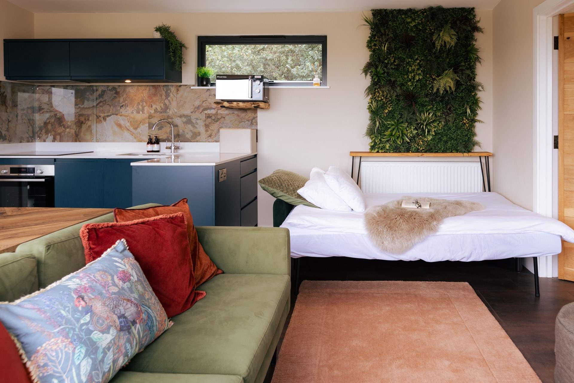 For families of 5, Henrosa offers the use of a sofa bed for a child up to the age of 12.