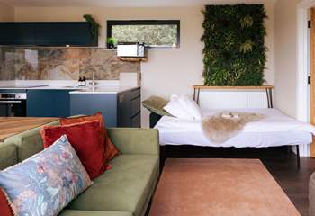 For families of 5, Henrosa offers the use of a sofa bed for a child up to the age of 12.