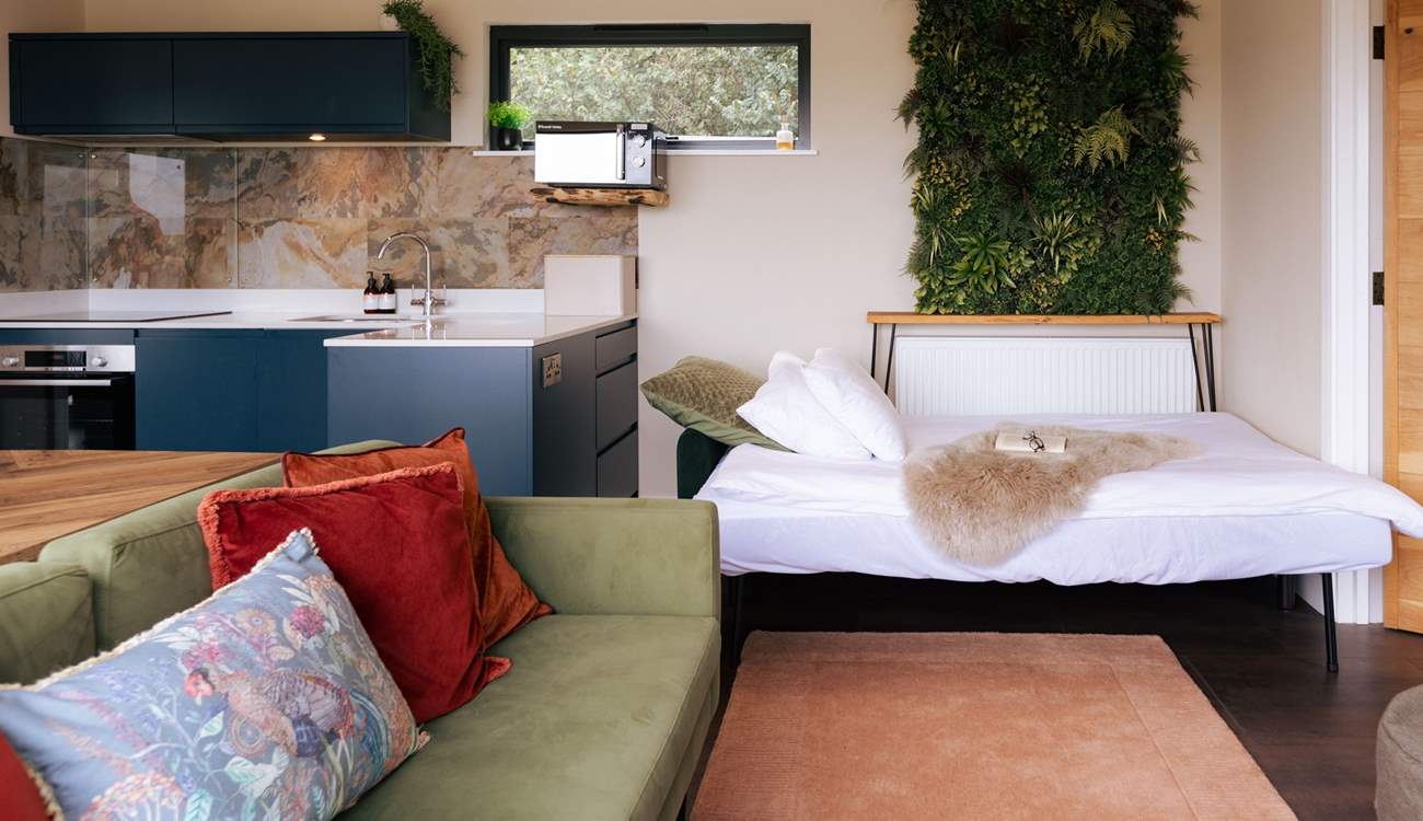 For families of 5, Henrosa offers the use of a sofa bed for a child up to the age of 12.