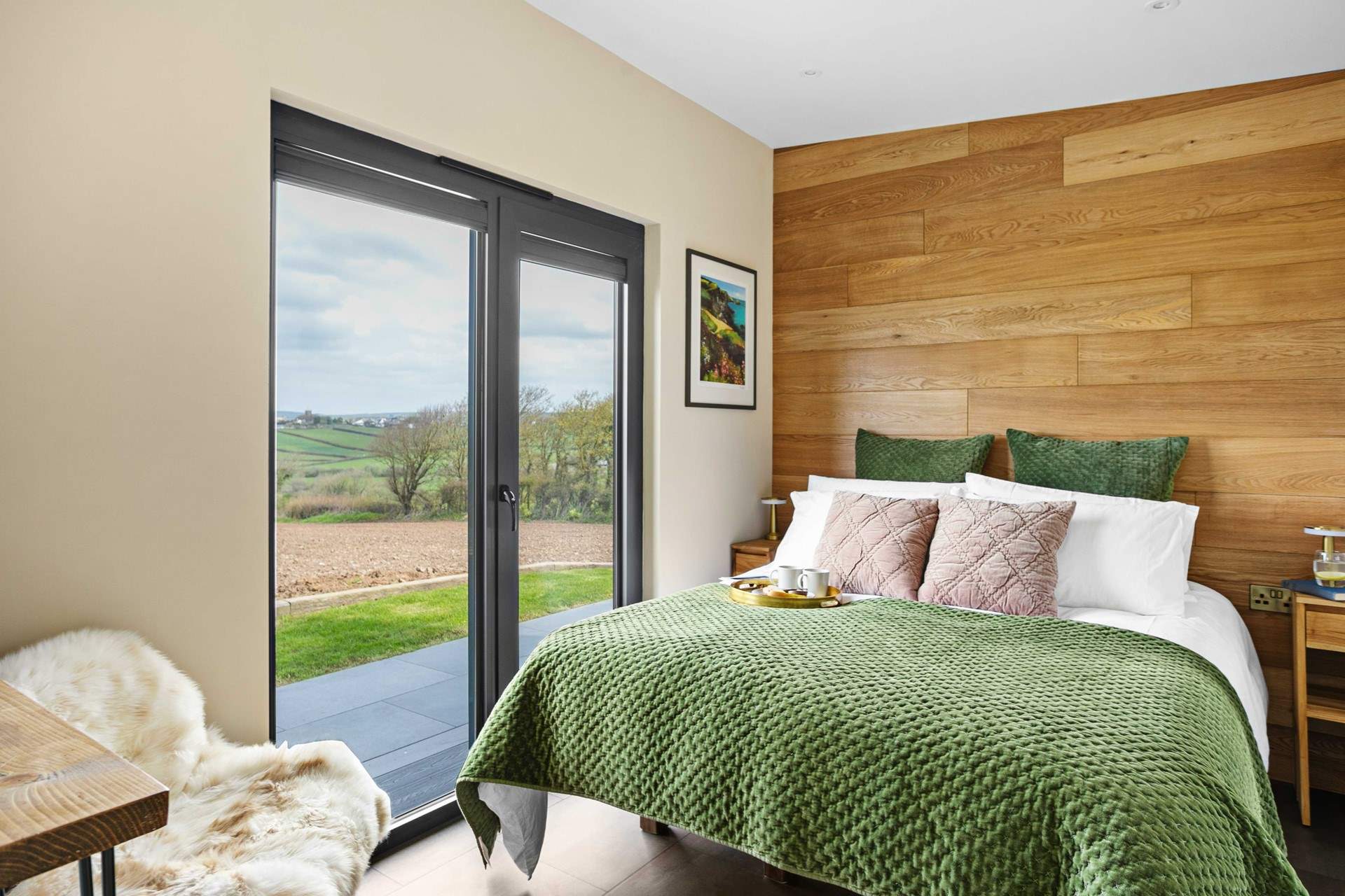 The second bedroom can also be made into twin beds.