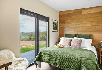 The second bedroom can also be made into twin beds.