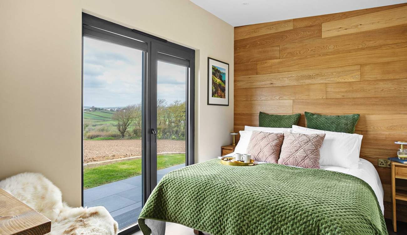 The second bedroom can also be made into twin beds.