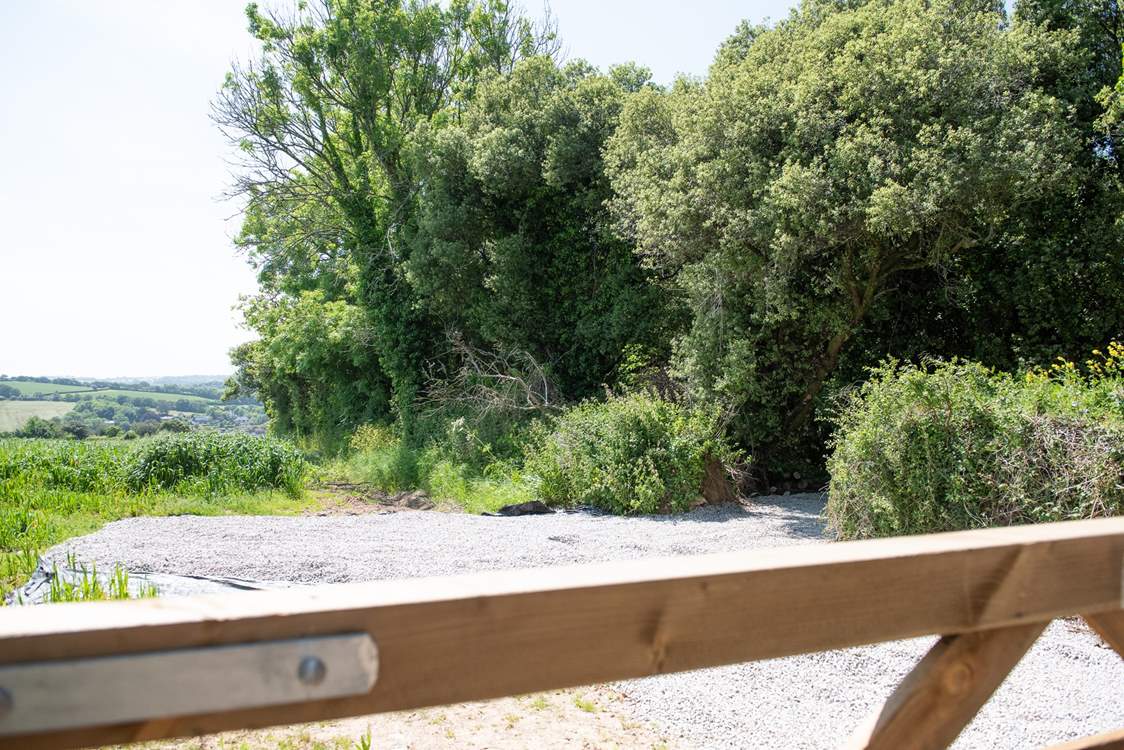 There is car parking for one car 50 metres from the hideaway.