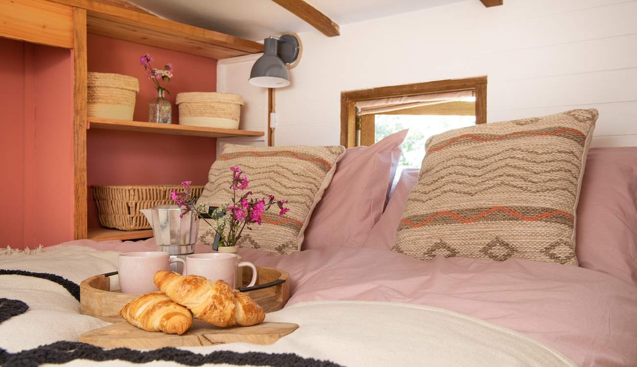 A cosy little nest promising a peaceful night's sleep. 