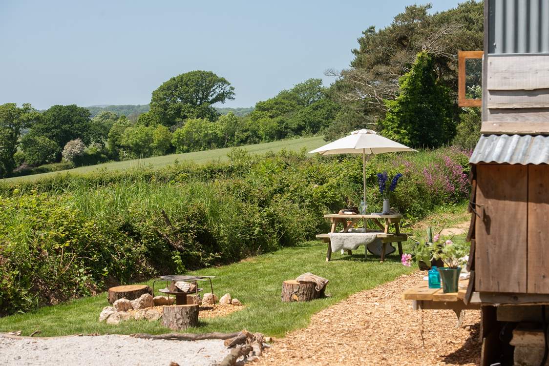 Plenty of spots to sit and watch the natural world go by... you may even hear a skylark sing!
