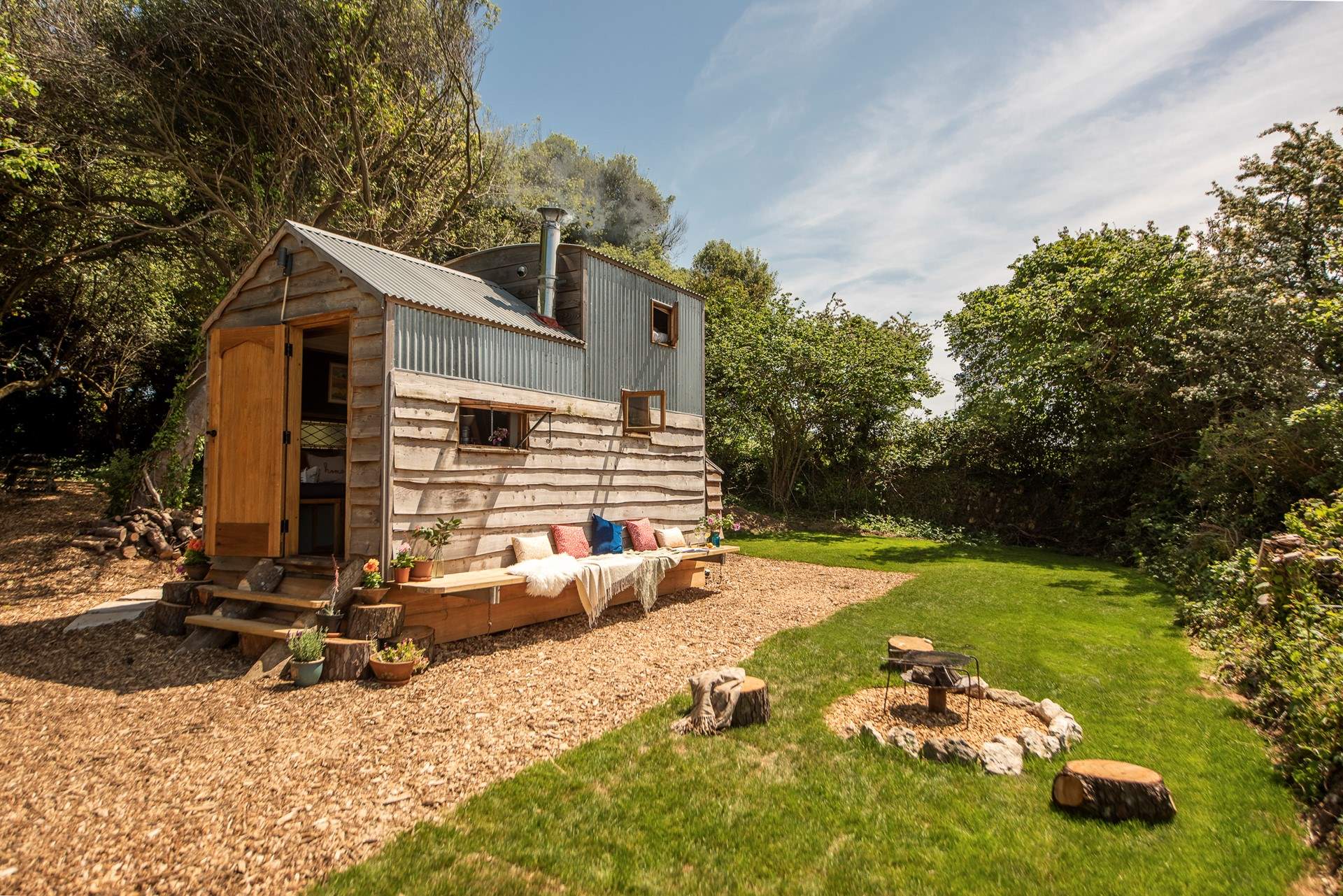 Soak up the Cornish rays in the glorious garden.