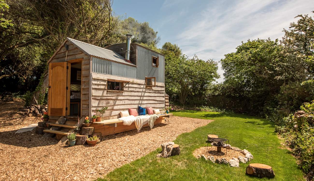 Soak up the Cornish rays in the glorious garden.