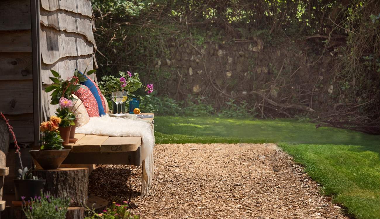 Delve into a good read on a sunny afternoon.