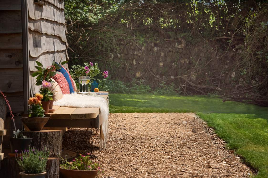 Delve into a good read on a sunny afternoon.