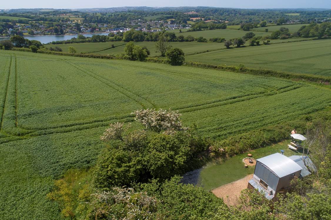 Only a stone's throw from the water, while being nestled in nature.