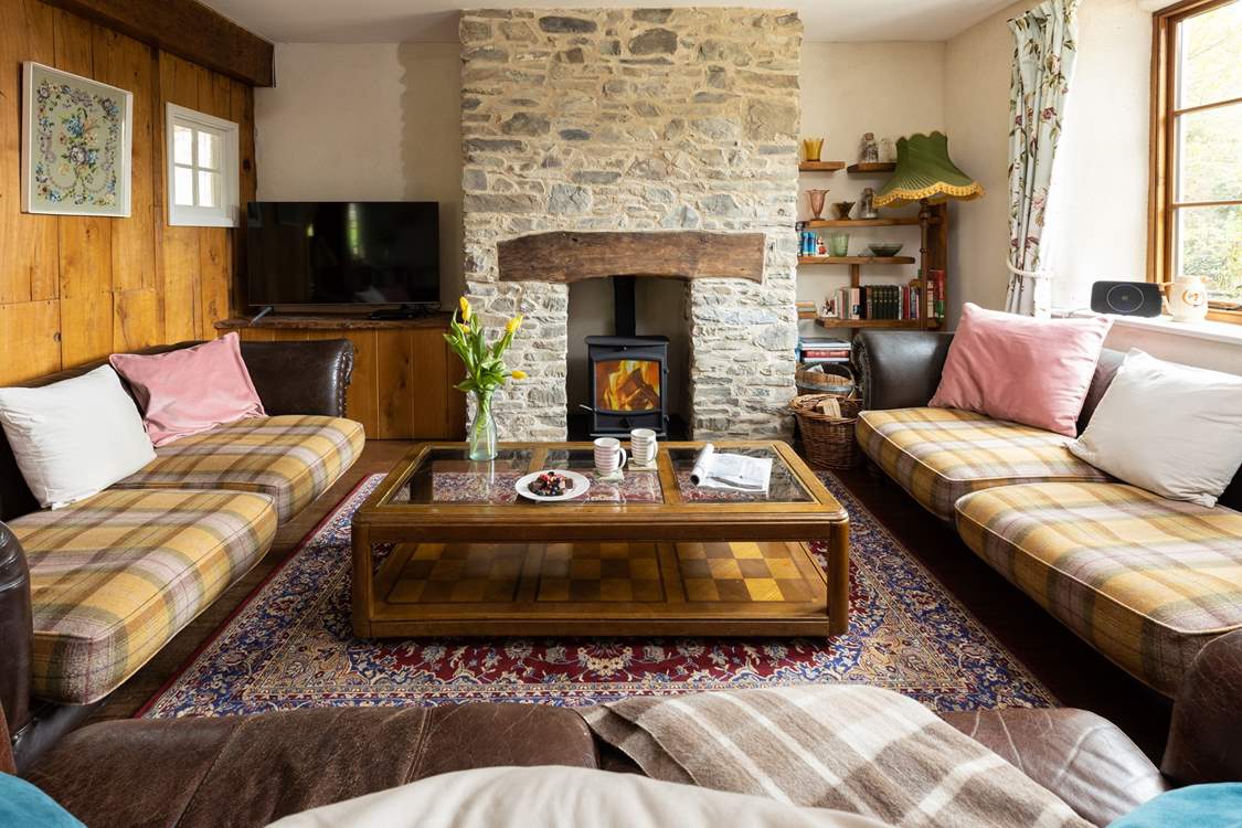 With a Smart TV and log-burner this area can be enjoyed no matter the season.
