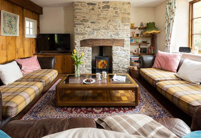 With a Smart TV and log-burner this area can be enjoyed no matter the season.