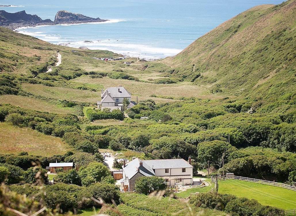 Welcome to Strawberry Water House your rural coastal retreat! The house is the closest in this picture. 