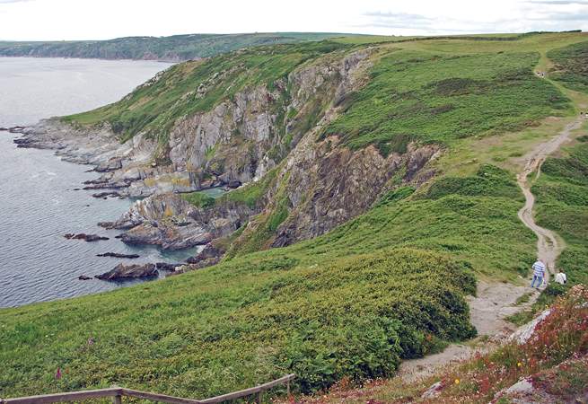 Head out along the coast paths, north or south you decide.