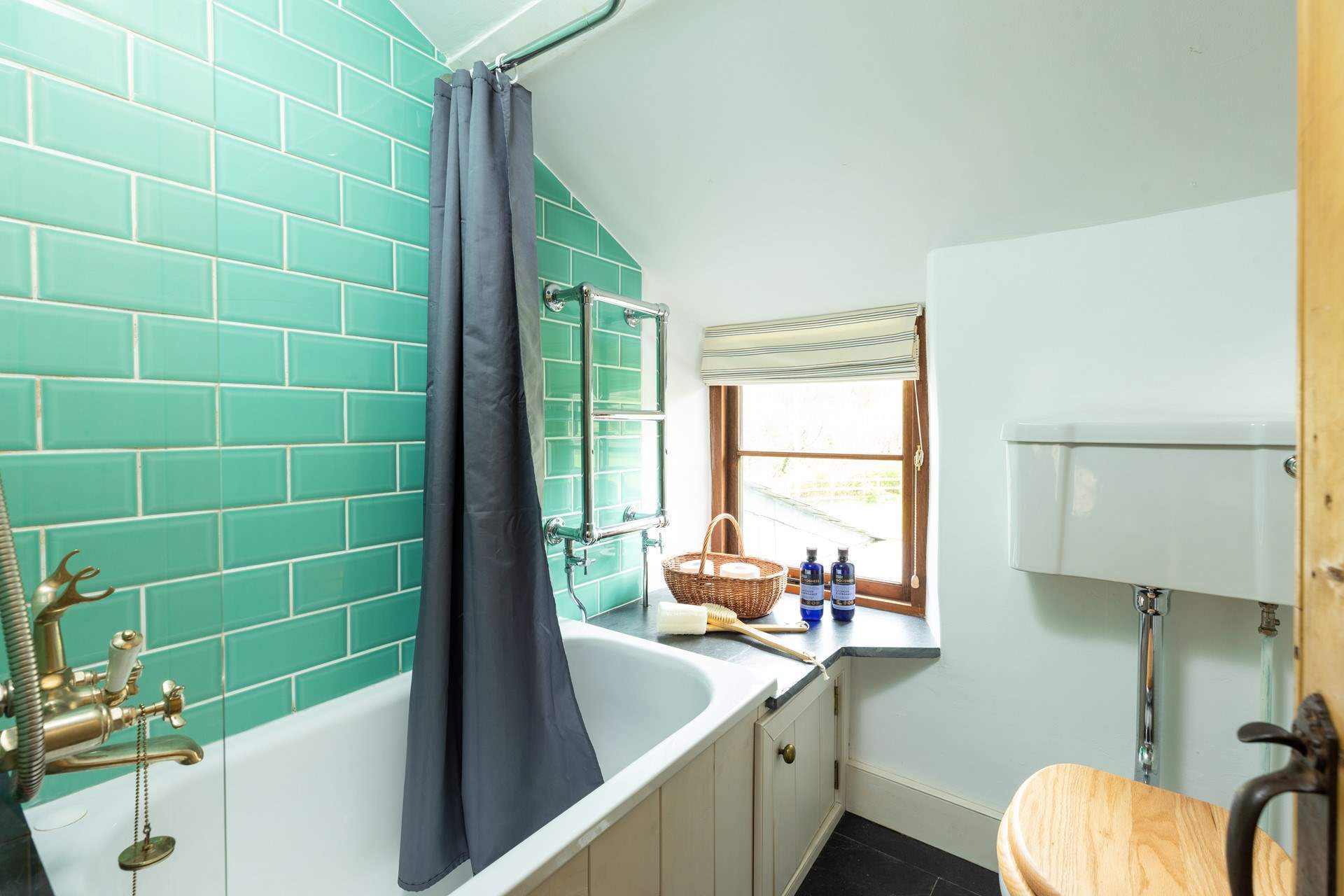 Small but perfectly formed, however please note the restricted head room for those taller people who might struggle to shower.