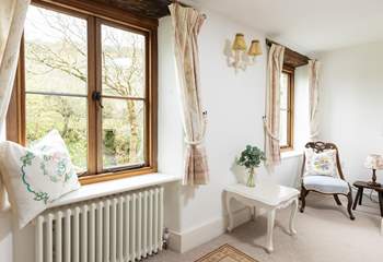 Enjoy views across the fields from the bedroom windows.