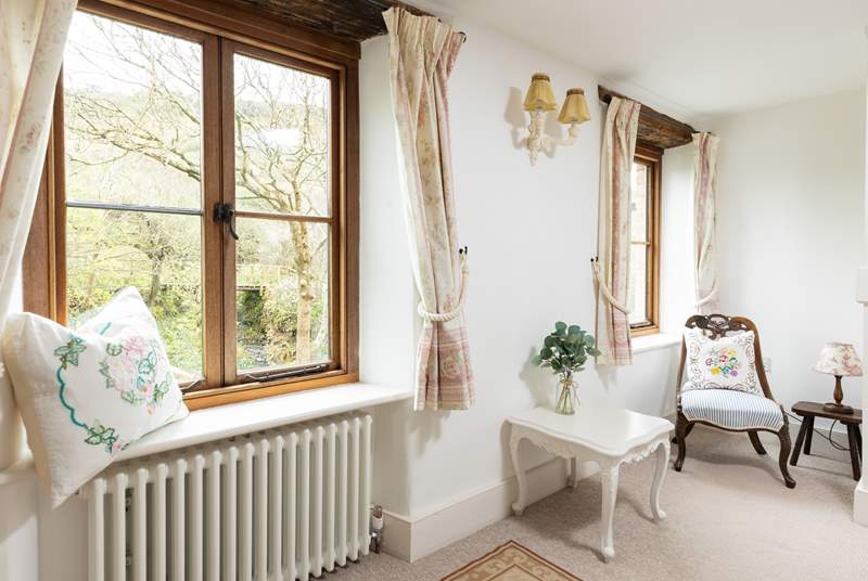 Enjoy views across the fields from the bedroom windows.