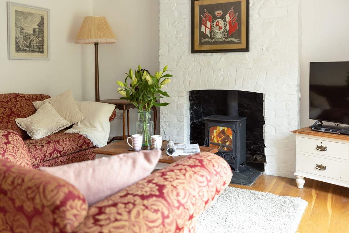 The cottage is filled with beautiful art and classic furniture that has been collected from far and wide.