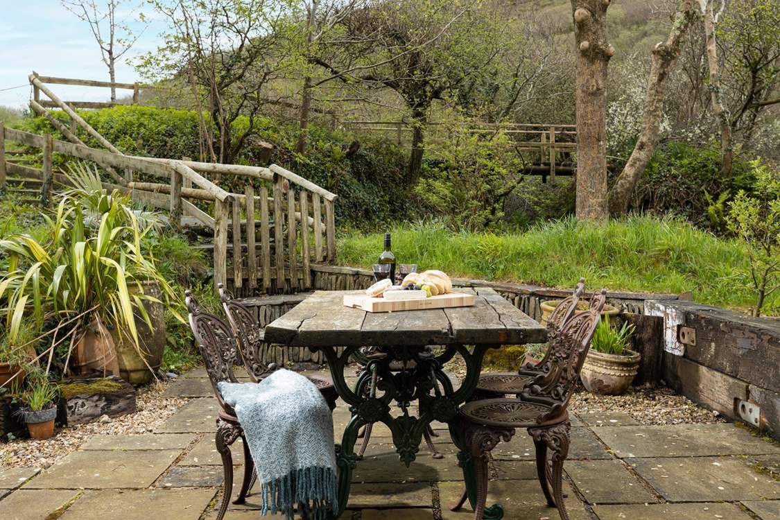 Your gorgeous little outdoor patio area.