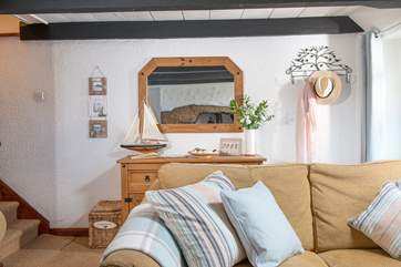 Sink into the sofa at the end of the day.